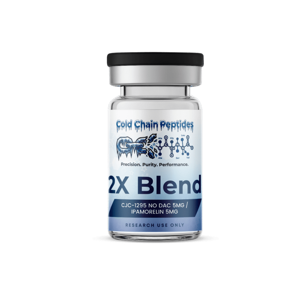 2X Blend CJC-1295 Without DAC (5mg) / Ipamorelin (5mg)